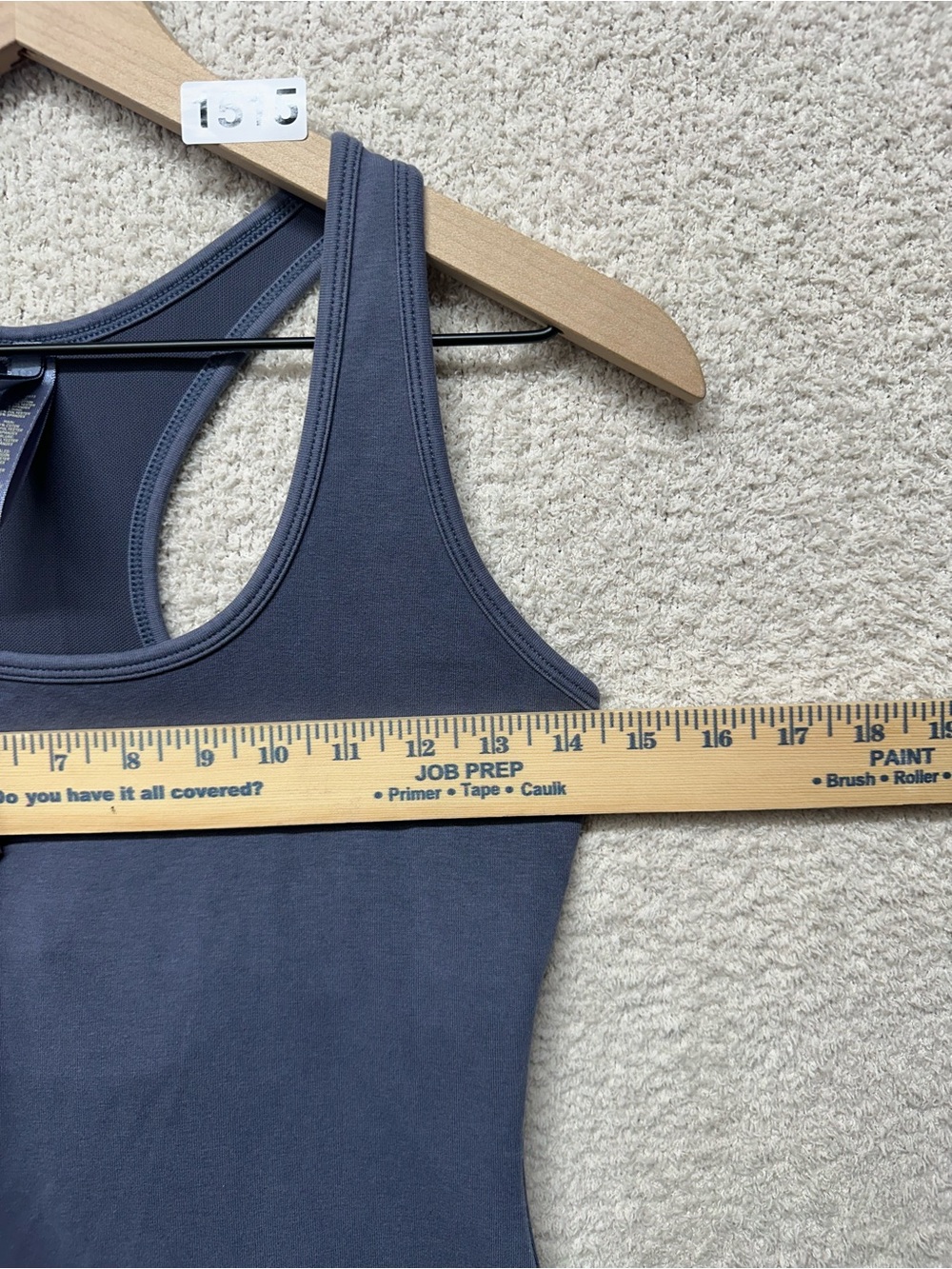 SKIMS Steel Blue Racerback Onesie Romper Bodysuit Medium Biker Shorts Bra Lounge - Picture 6 of 9